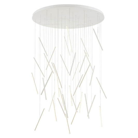 Kuzco Chute white multi-pendant MP14850-WH
