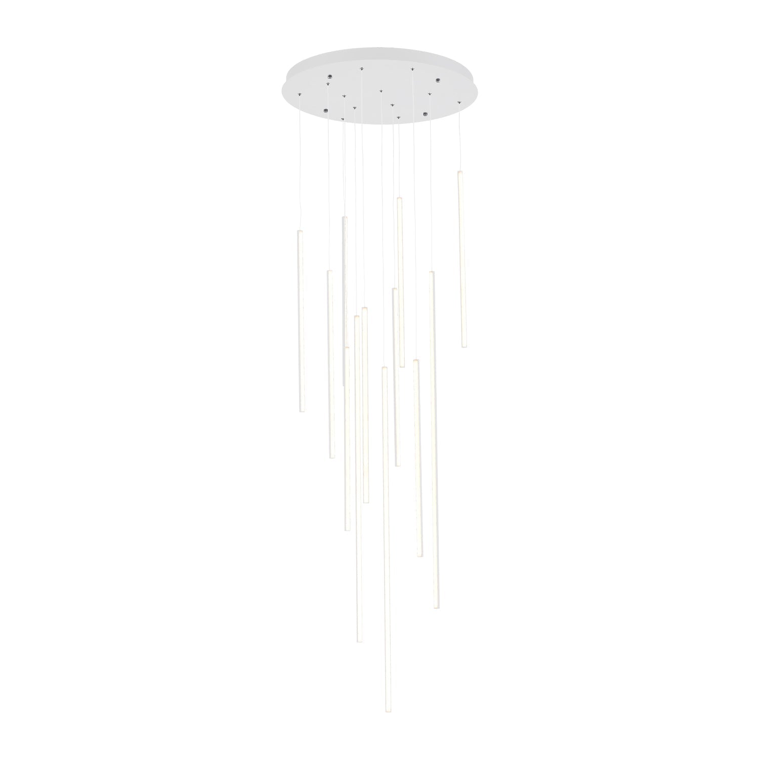 Kuzco Chute white multi-pendant MP14924-WH