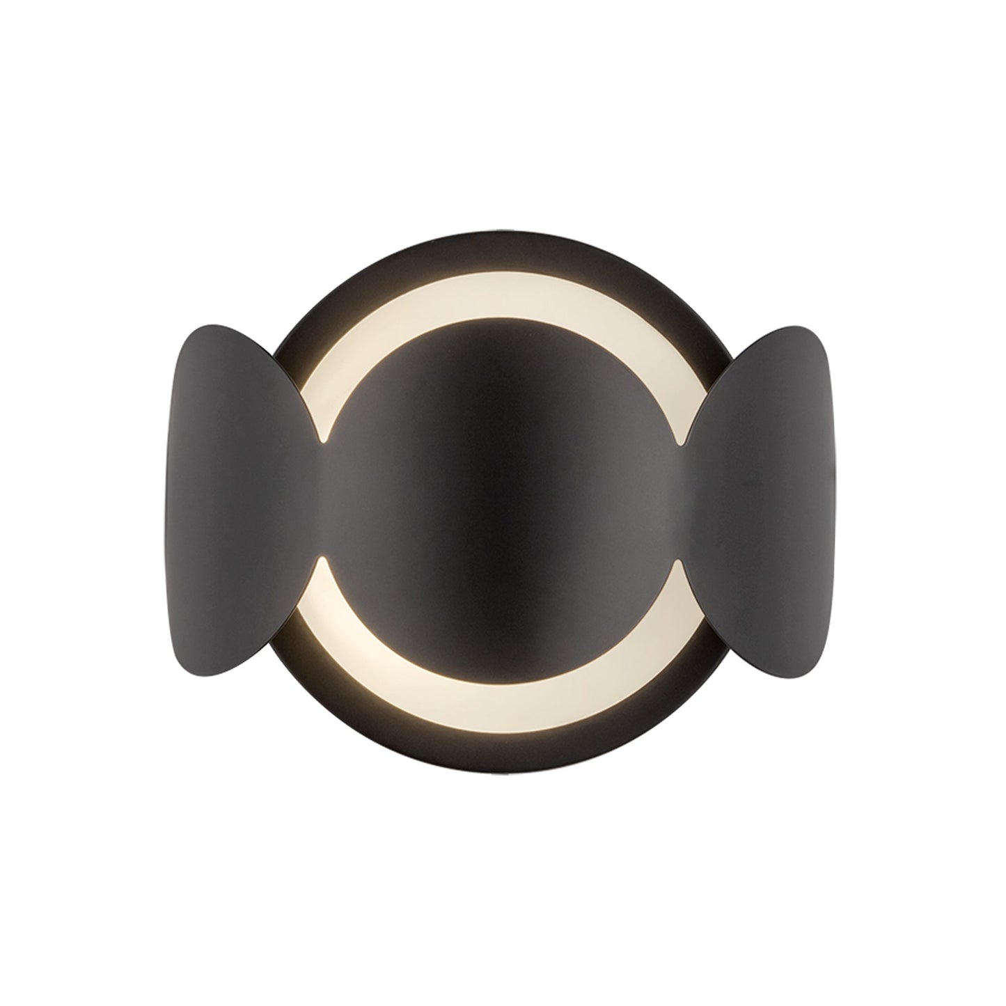 Kuzco Ciel black wall sconce WS59810-BK/OP