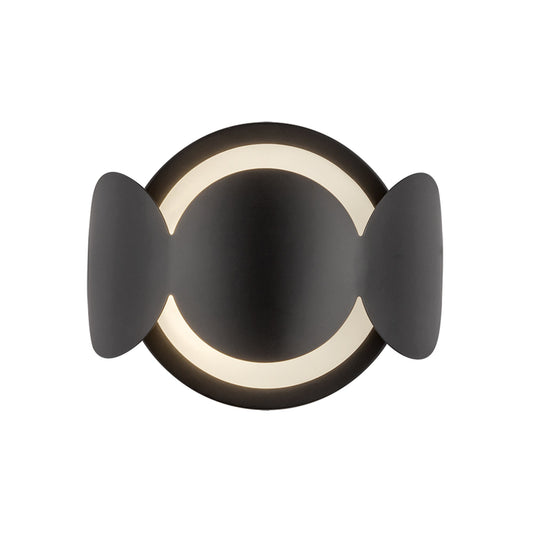 Kuzco Ciel black wall sconce WS59810-BK/OP