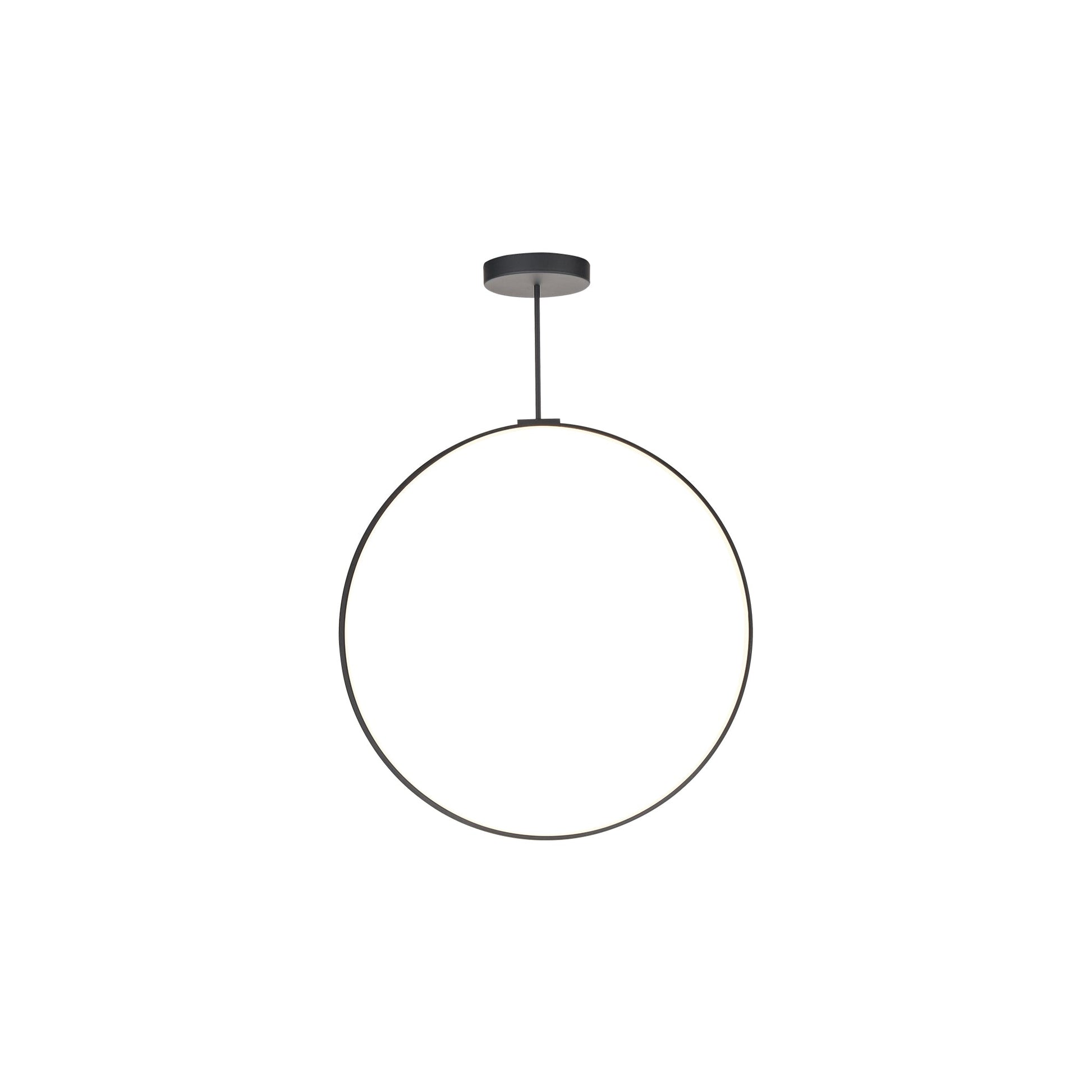 Kuzco Cirque black [universal voltage and 0-10 dimming] pendant PD82536-BK-UNV-010