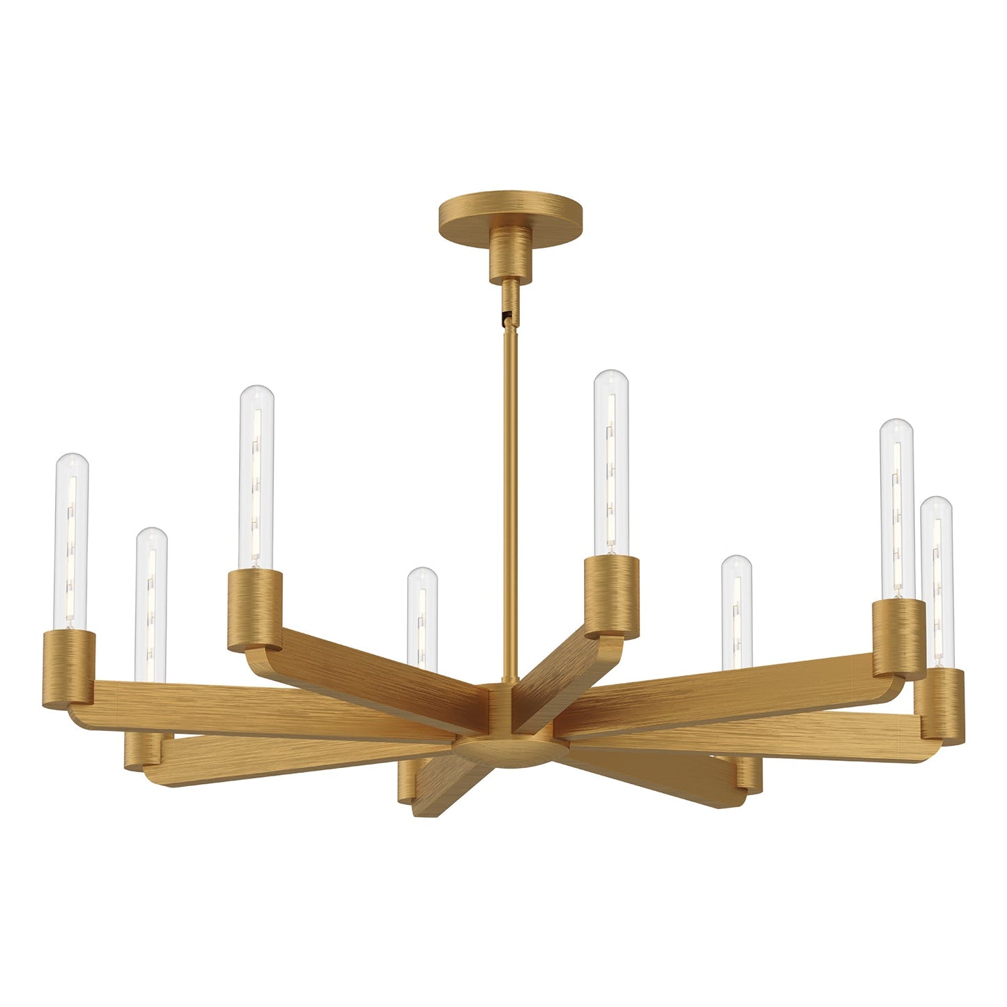 Alora Mood Claire aged gold chandelier CH607232AG