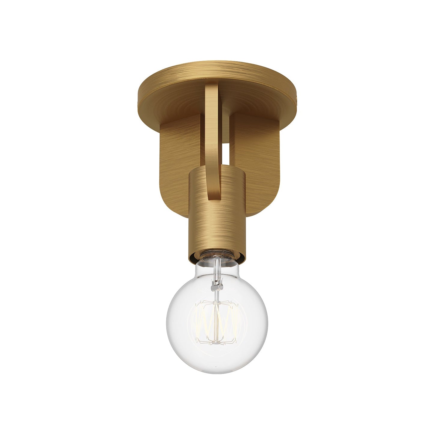 Alora Mood Claire aged gold semi-flush mount SF607001AG