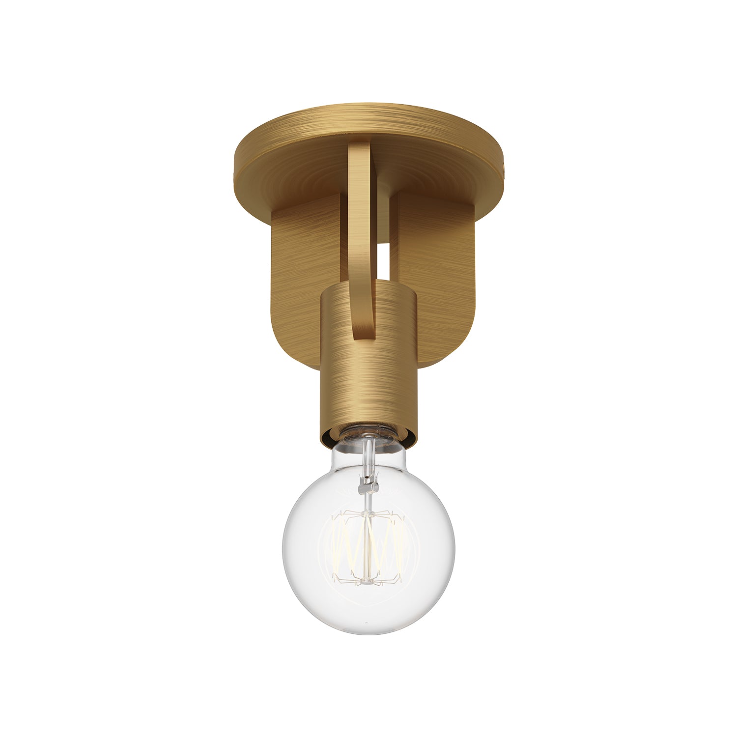 Alora Mood Claire aged gold semi-flush mount SF607001AG