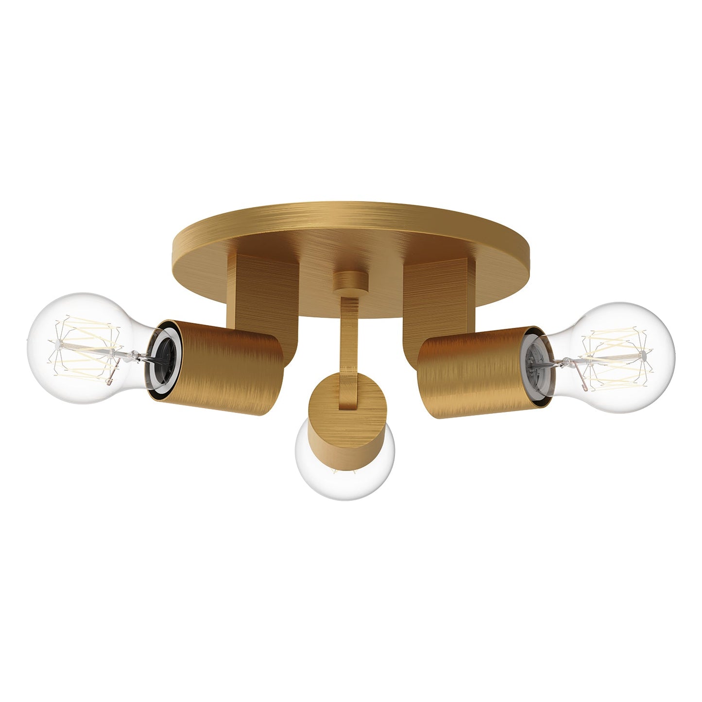 Alora Mood Claire aged gold semi-flush mount SF607003AG