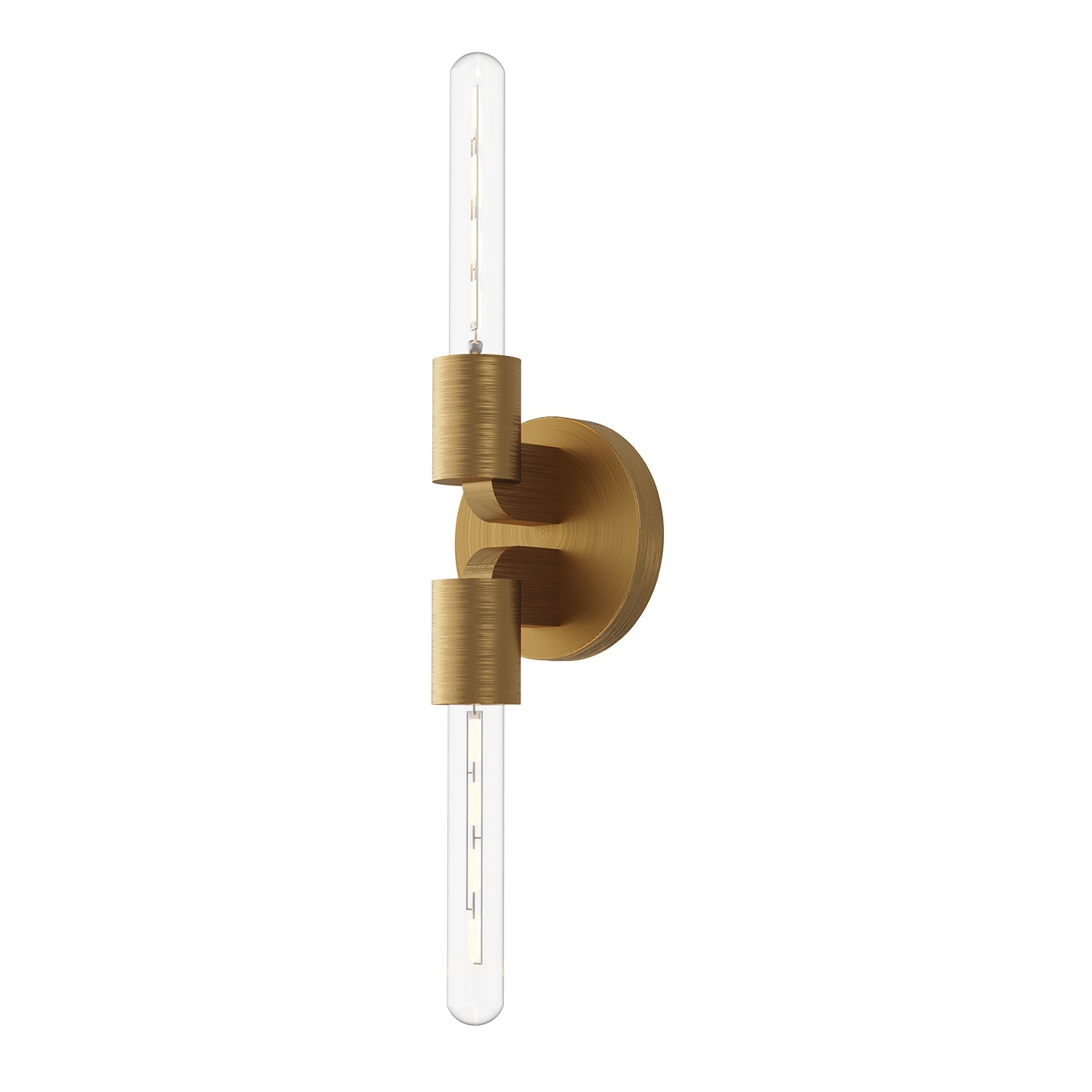 Alora Mood Claire aged gold vanity light WV607202AG