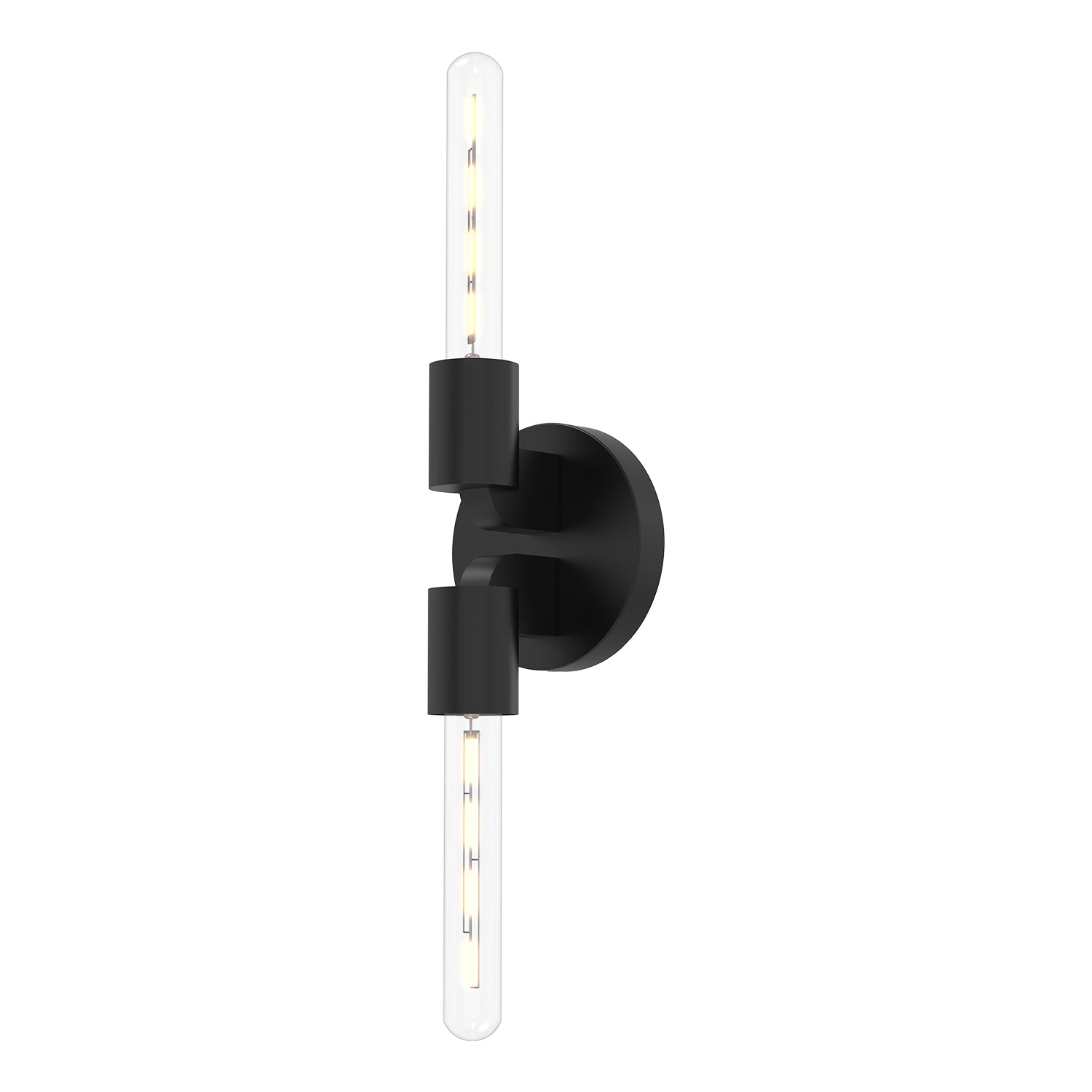 Alora Mood Claire matte black vanity light WV607202MB