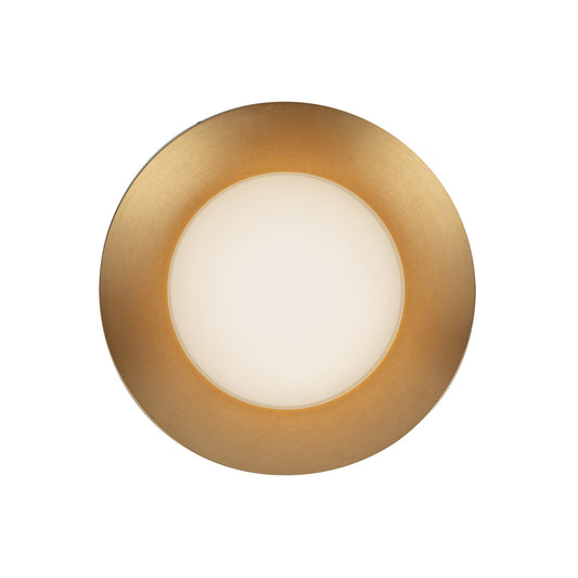 Kuzco Cleo brushed gold wall sconce WS77909-BG/OP
