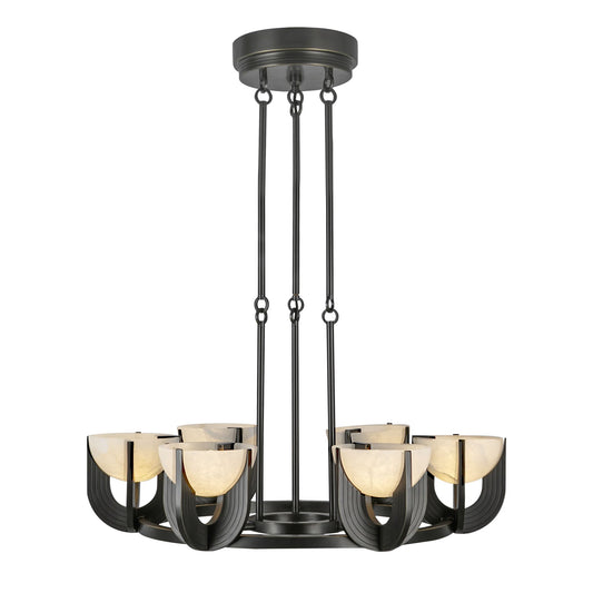 Alora Colette urban bronze chandelier CH362627UBAR-UNV