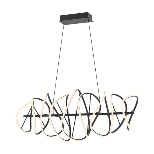 Kuzco Collide black chandelier CH96442-BK