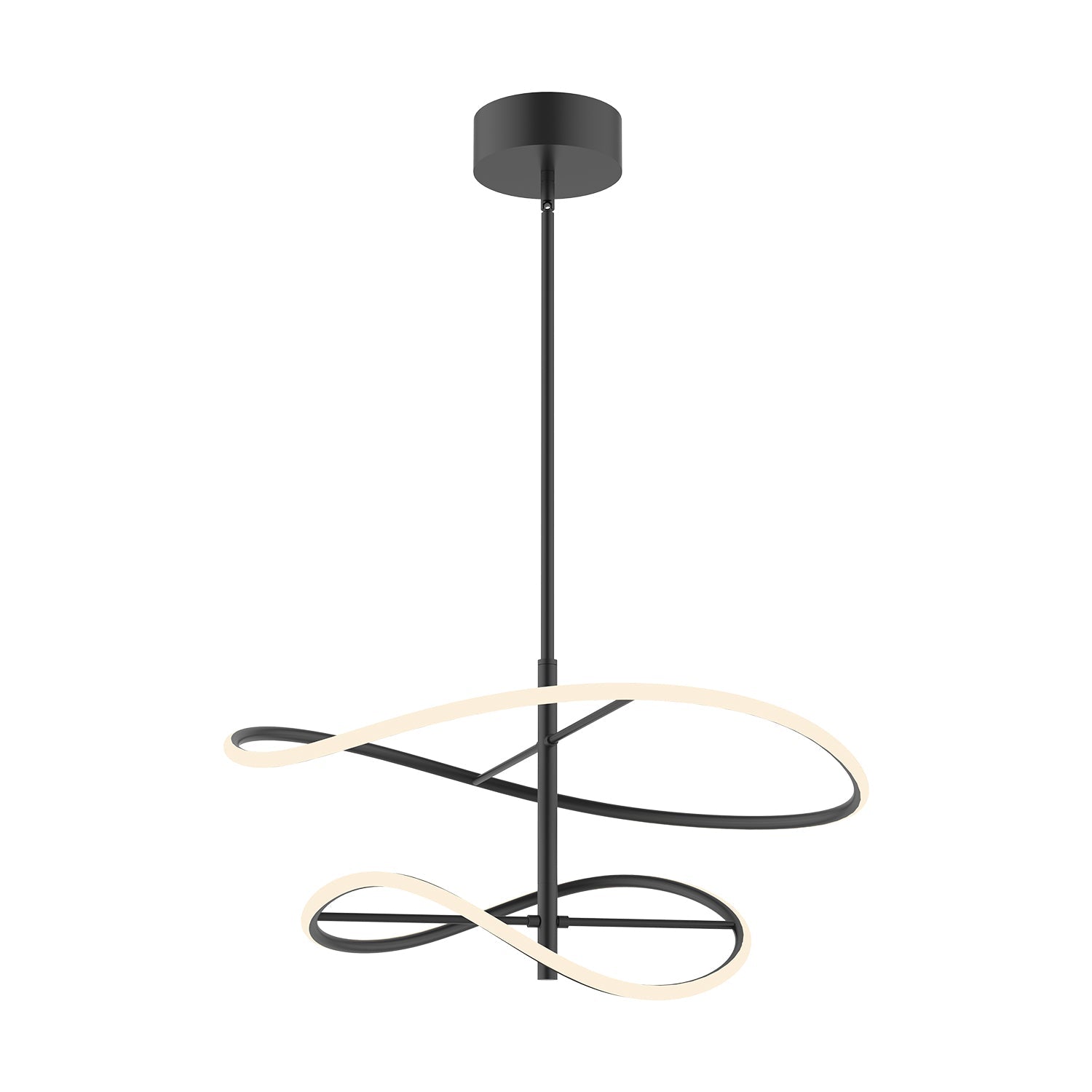 Kuzco Collide black [universal voltage] pendant PD96424-BK