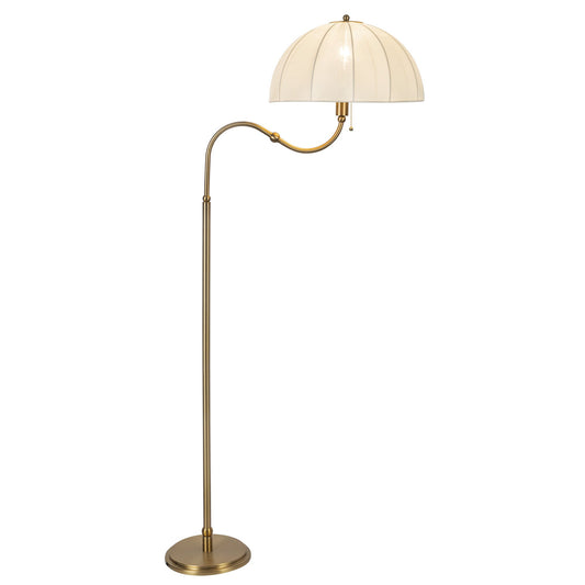 Alora Mood Crosby brushed gold floor lamp FL661068BG