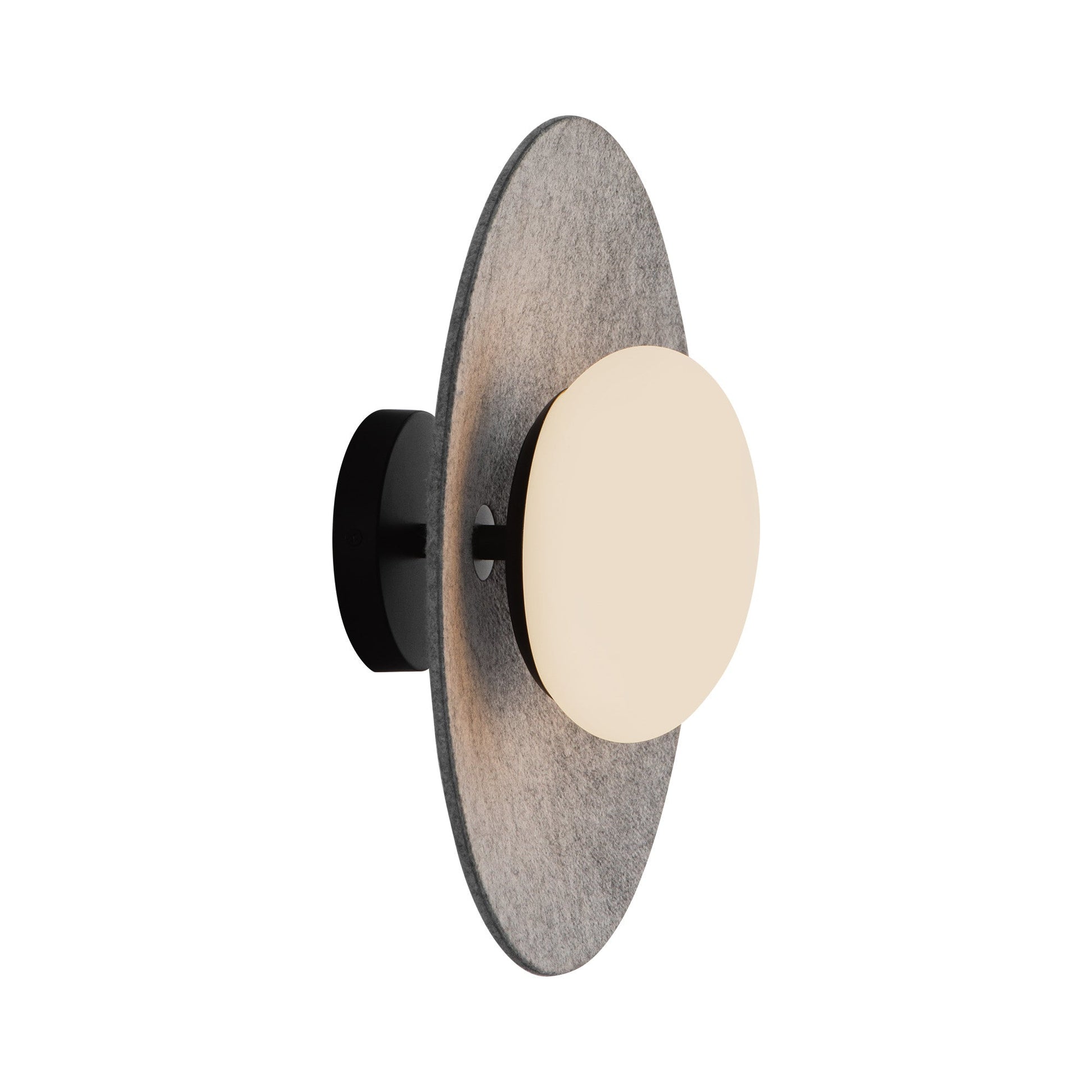 Kuzco Cruz felt - gray flush mount FM22815-GY