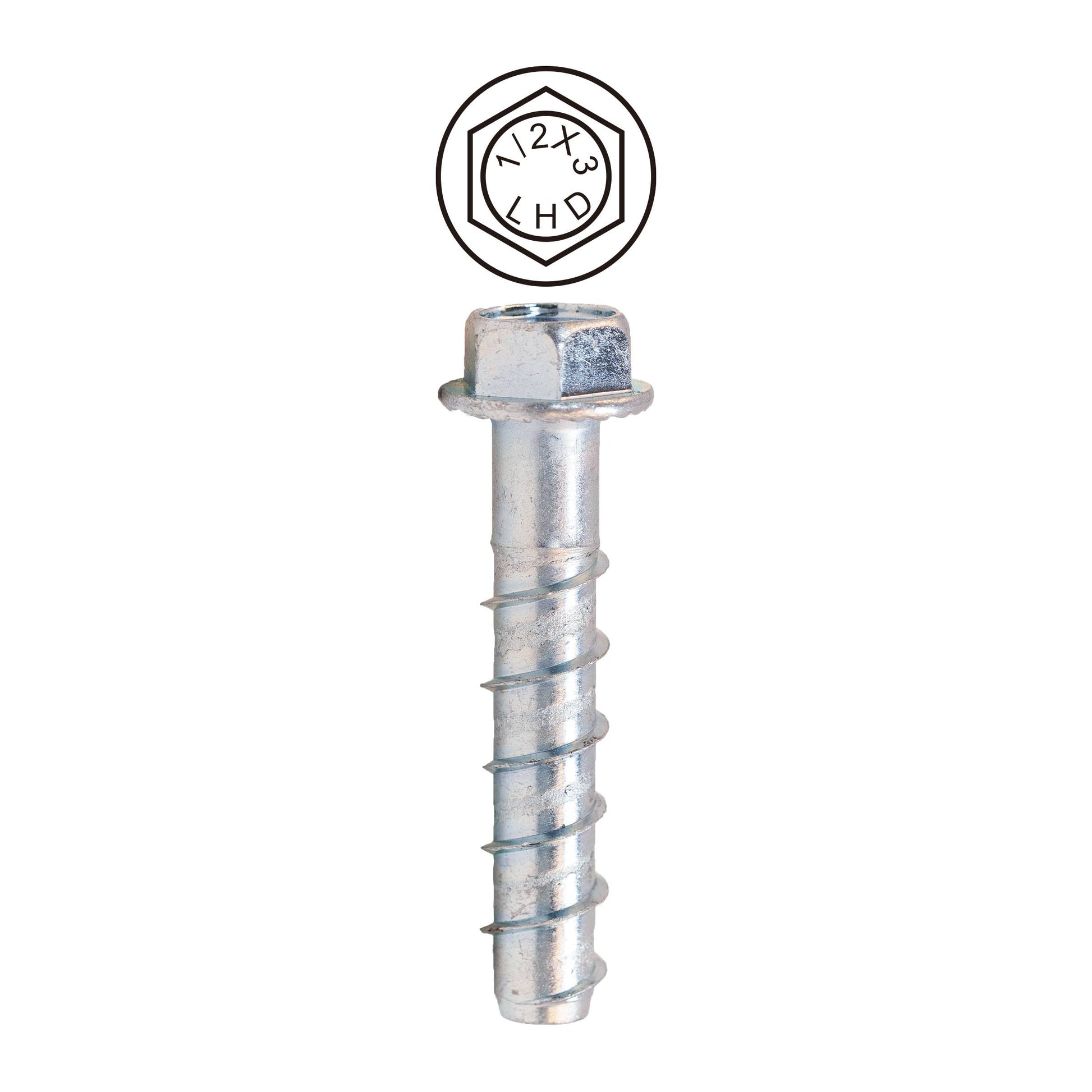 Dottie CSB12300 Dottie 1/2 in x 3 in Hex Head Concrete Screw Bolt CSB12300