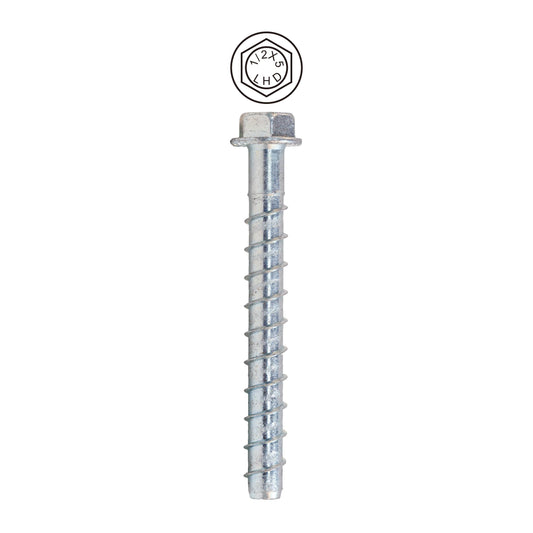 Dottie CSB12500 Dottie 1/2 Inch X 5 Inch Hex Head Concrete Screw Bolt CSB12500