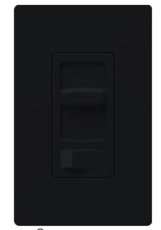 Lutron Skylark dimmer switch in Black
