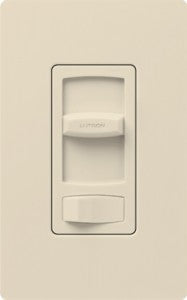 Lutron Skylark LED+ dimmer switch in Light Almond