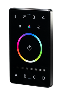 DMX RGBW Wall Control - American Lighting CTRLW-DMXB-RGBW-4Z