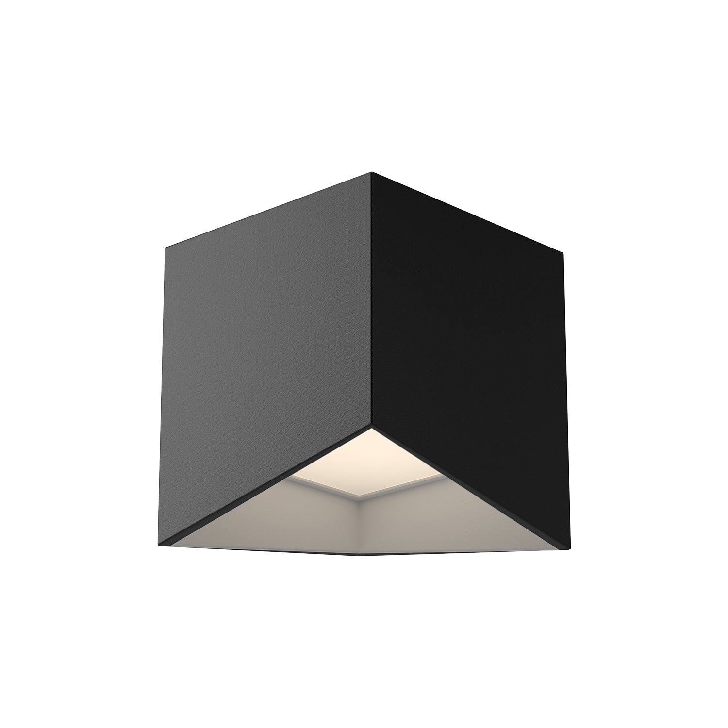 Kuzco Cubix black flush mount FM31205-BK/WH
