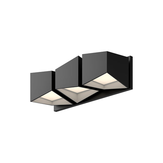 Kuzco Cubix black vanity light VL31218-BK/WH