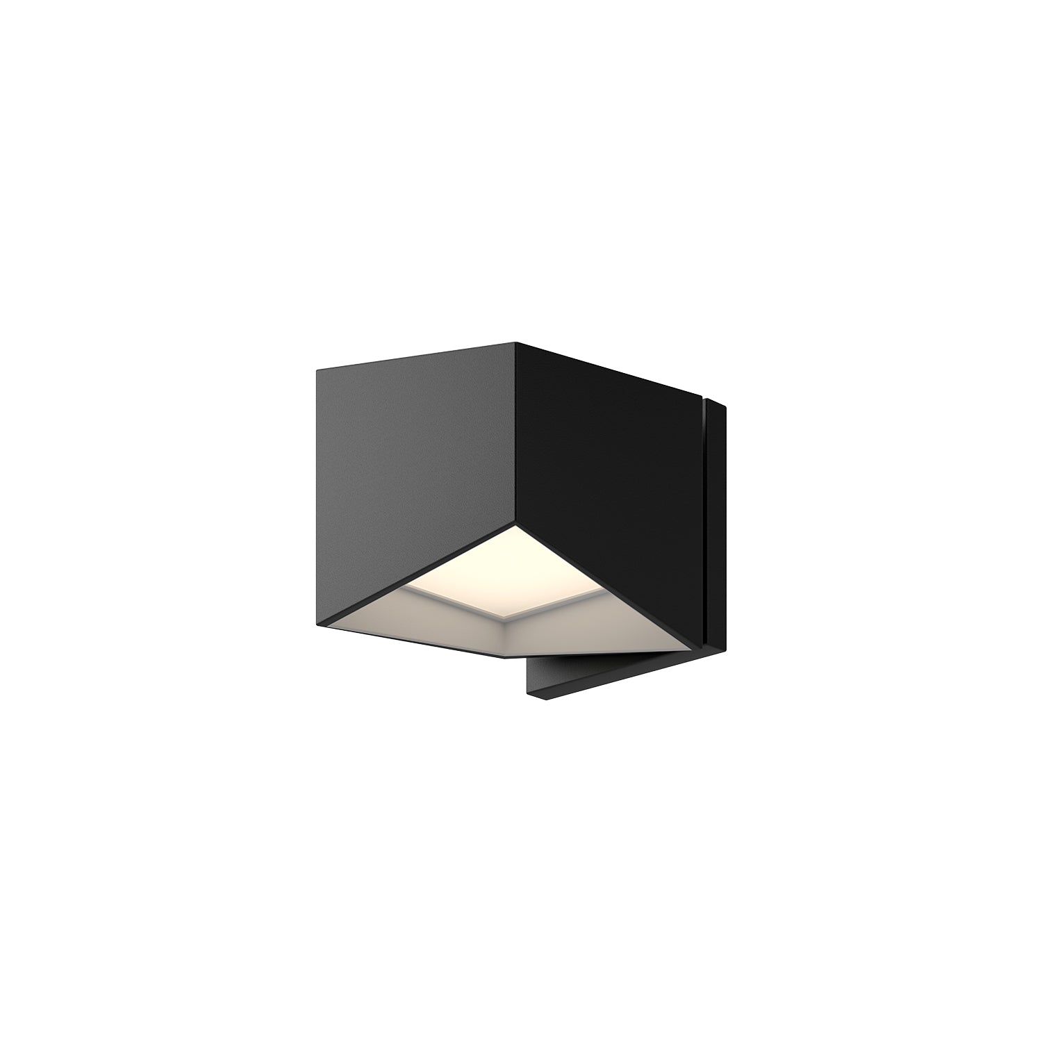 Kuzco Cubix black wall sconce WS31205-BK/WH