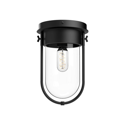 Alora Mood Cyrus clear glass flush mount FM539008MBCL