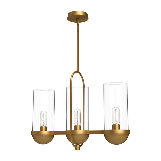 Alora Mood Cyrus aged gold linear pendant LP539024AGCL