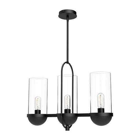 Alora Mood Cyrus clear glass linear pendant LP539024MBCL