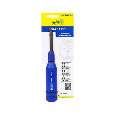 Dottie D151HVAC Dottie Hvac 14 In 1 Hvac Multi-Bit Screwdriver D151HVAC