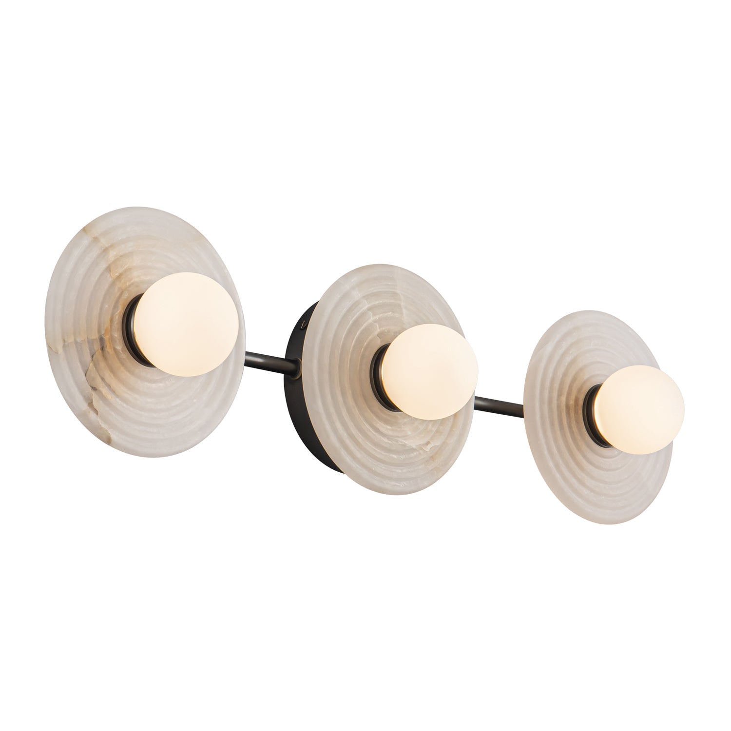 Alora Dahlia urban bronze vanity light WV346322UBAR