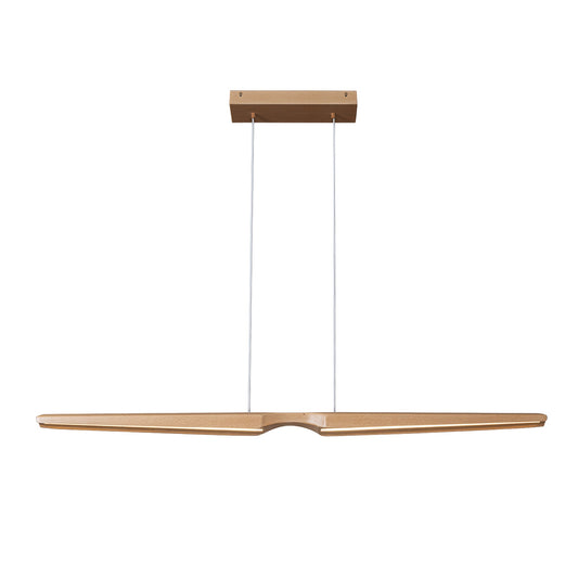 Kuzco Dakota beech wood [universal voltage] linear pendant LP21647-BW-UNV