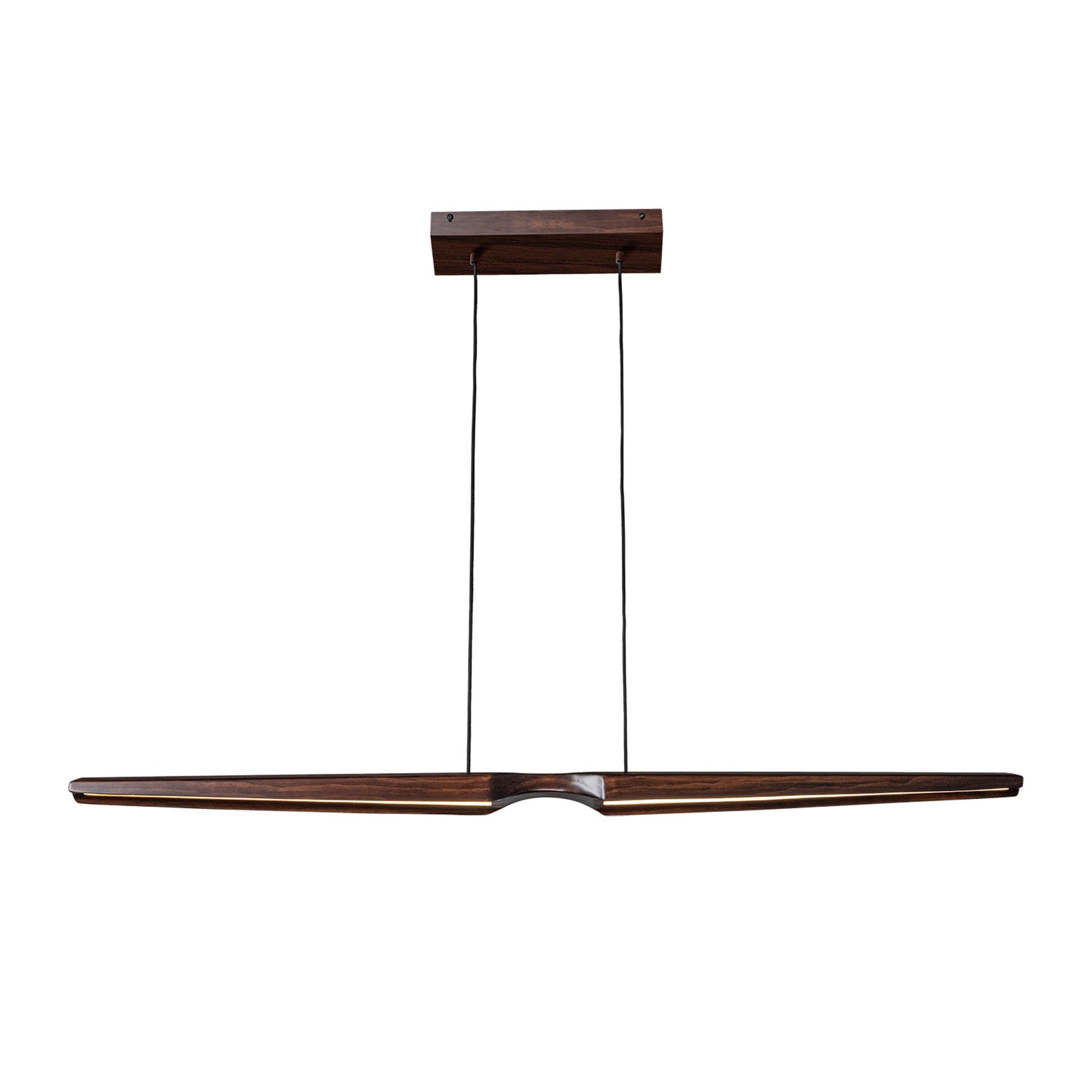Kuzco Dakota walnut [universal voltage] linear pendant LP21647-WT-UNV