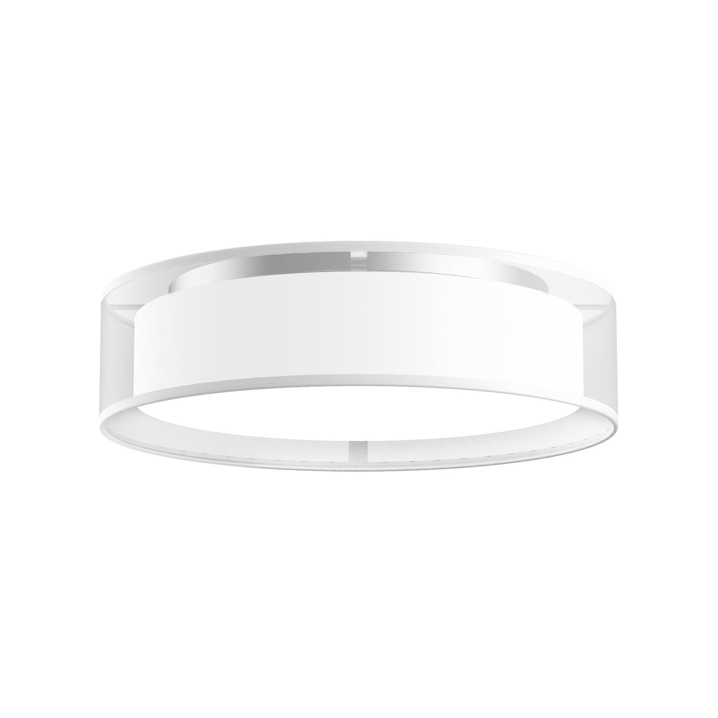 Kuzco Dalton white organza [5 selectable color temperatures] flush mount FM7916-WOR-5CCT
