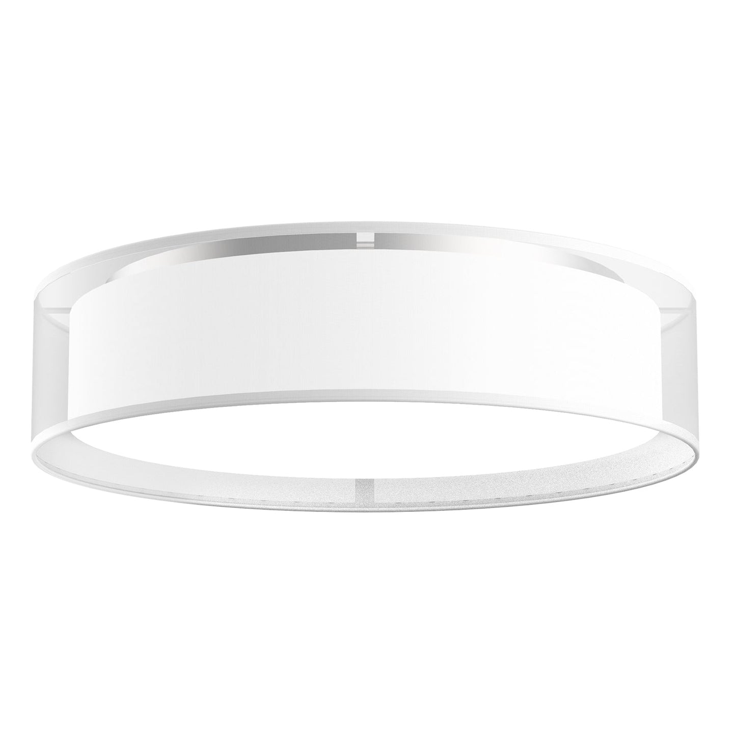 Kuzco Dalton white organza [5 selectable color temperatures] flush mount FM7920-WOR-5CCT
