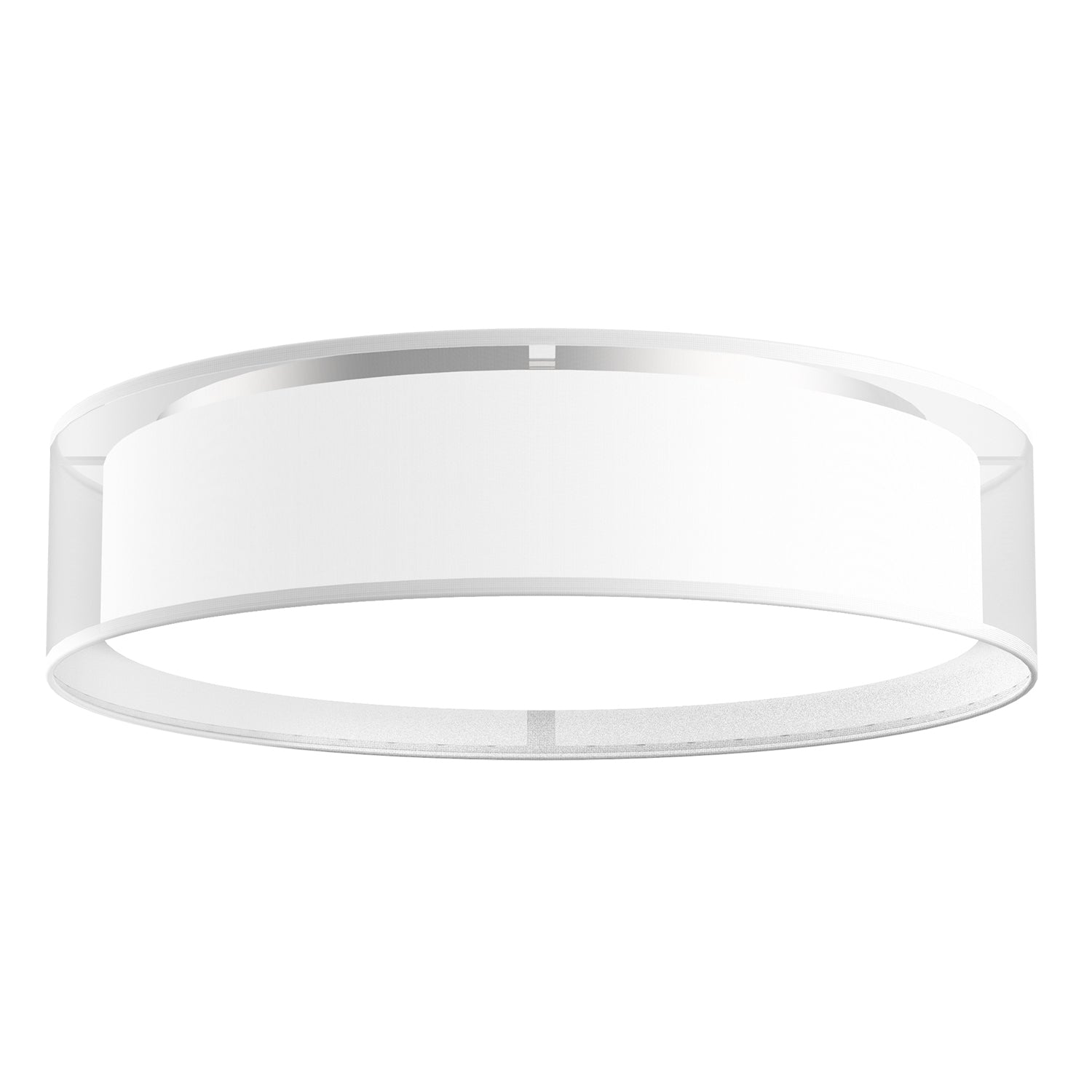 Kuzco Dalton white organza [5 selectable color temperatures] flush mount FM7920-WOR-5CCT