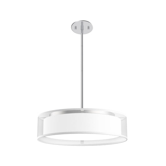 Kuzco Dalton white organza pendant PD7916-WOR