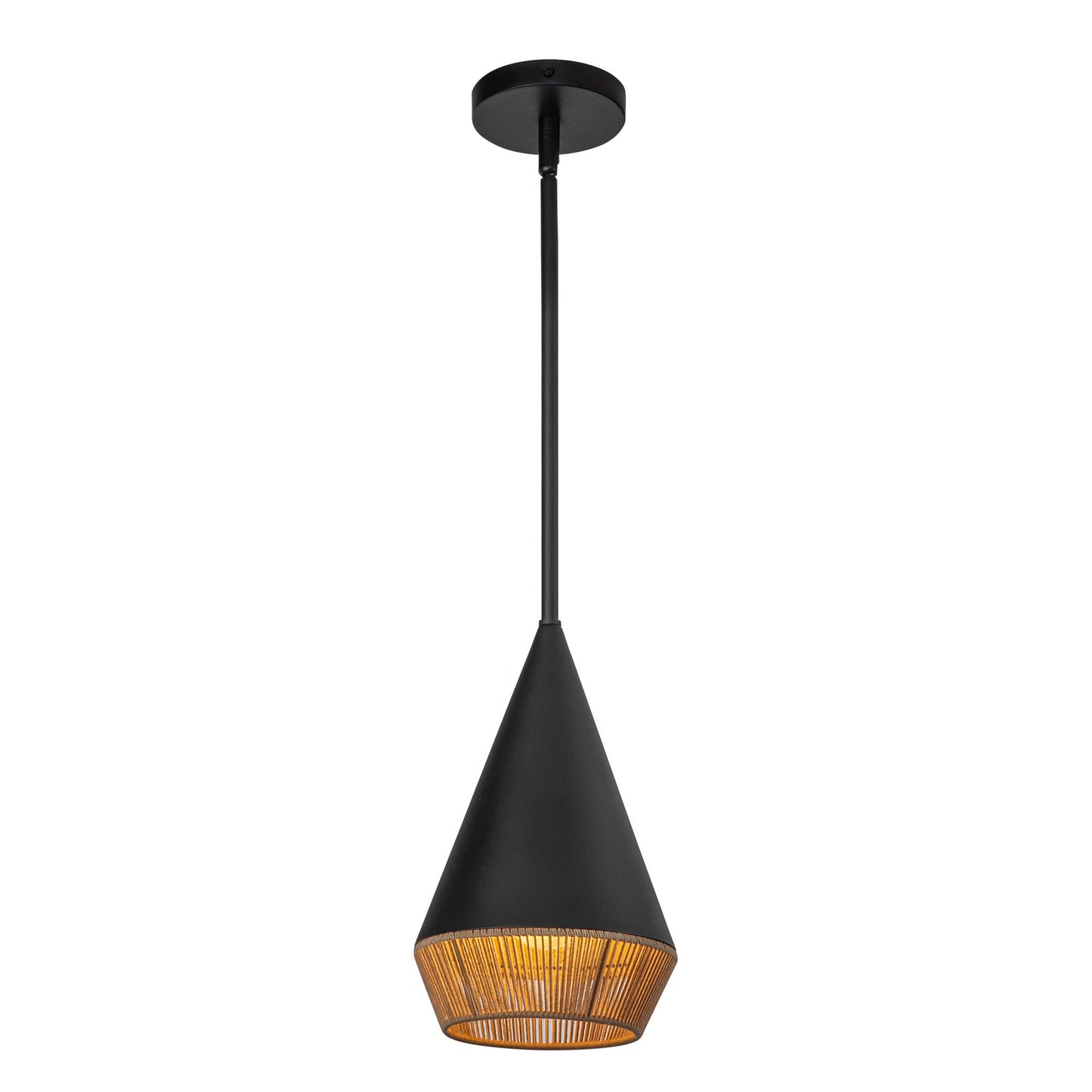 Alora Mood Daphne matte black pendant PD633107MBBR