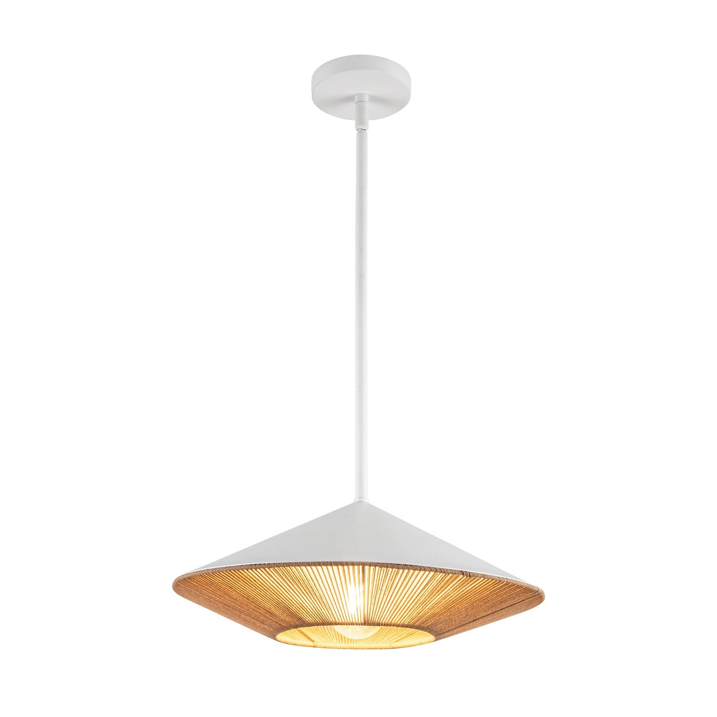 Alora Mood Daphne white pendant PD633215WHBR