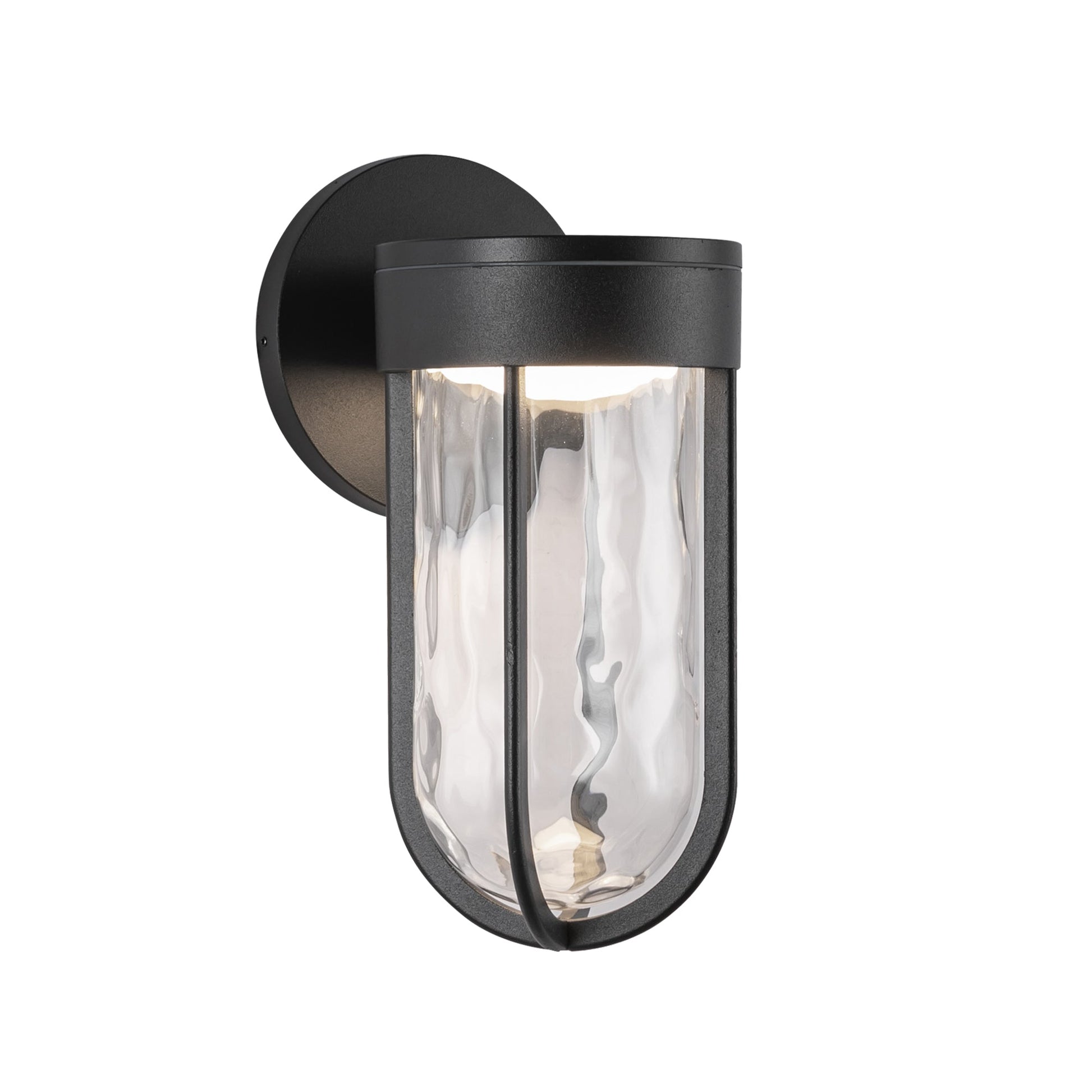 Kuzco Davy black exterior wall sconce EW17627-BK