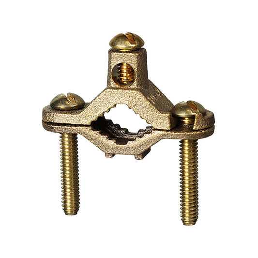 Dottie DB25 Dottie 1/2-1 in Bronze Bare Ground Clamp Direct Burial DB25
