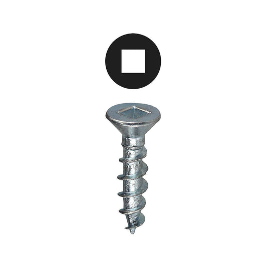 Dottie DDFW62 Dottie #6 x 2 in Square Drive Flat Head Wood Screw DDFW62