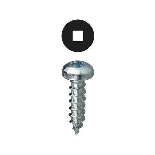 Dottie DDSMS10112 Dottie #10 X 1-1/2 Inch Square Drive Pan Head Sheet Metal Screw DDSMS10112