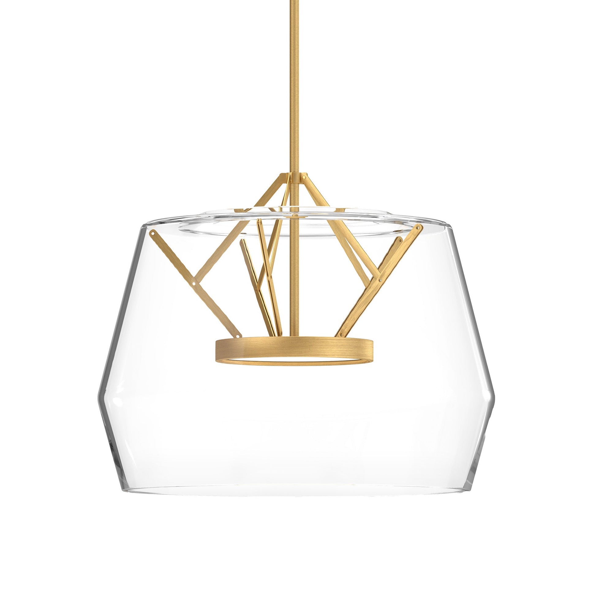 Kuzco Deco clear pendant PD61418-CL/BG