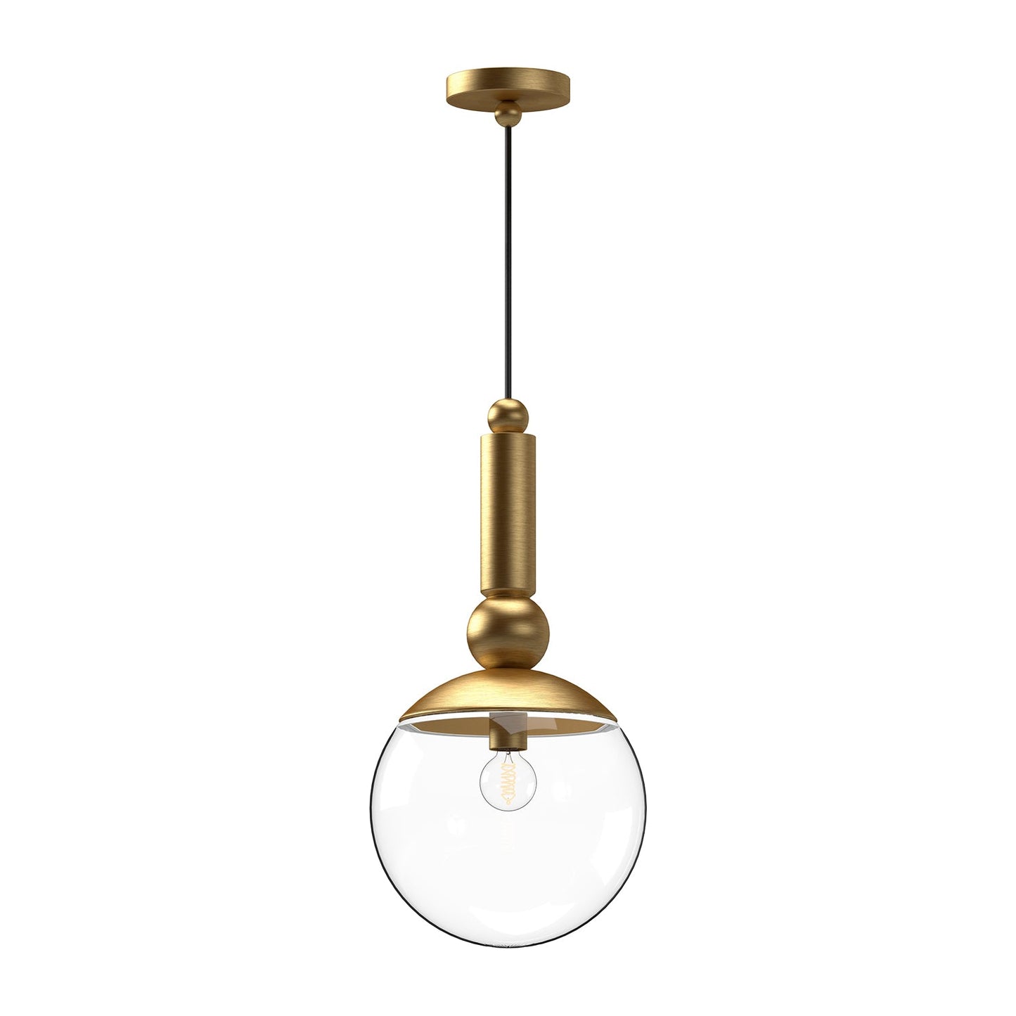 Alora Mood Delilah brushed gold pendant PD560510BGCL