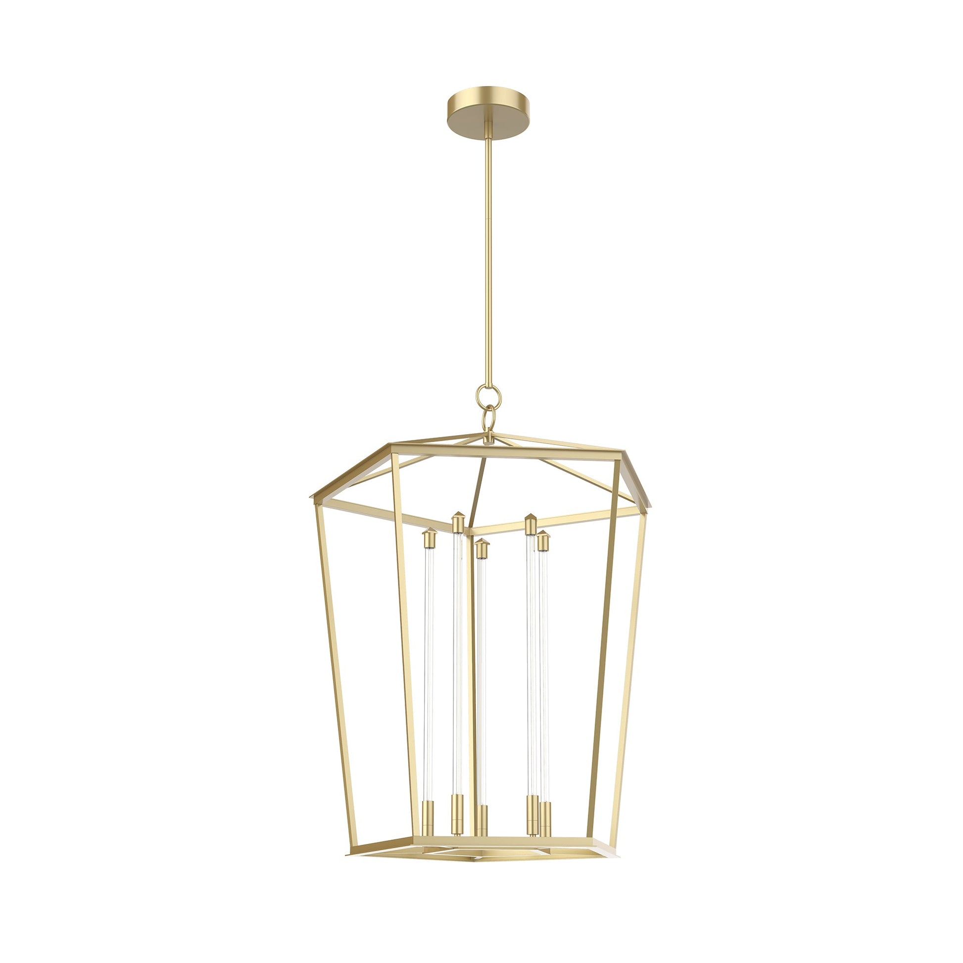Alora Delphine natural brass pendant PD317129NB
