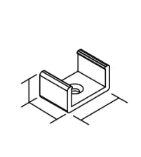Diode LED DI-INF-MTCL-5 Channel Mounting Clip