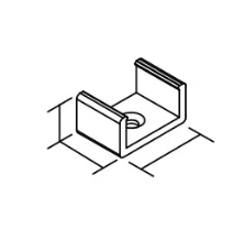 Diode LED DI-INFL-CLIP Channel Mounting Clip