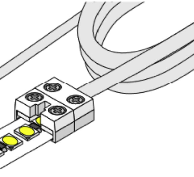 Diode LED DI-TB12-60SPL-TTW-25B Tape Light Connector
