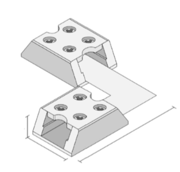 Diode LED DI-TB8-90-TTT-25 Tape Light Connector