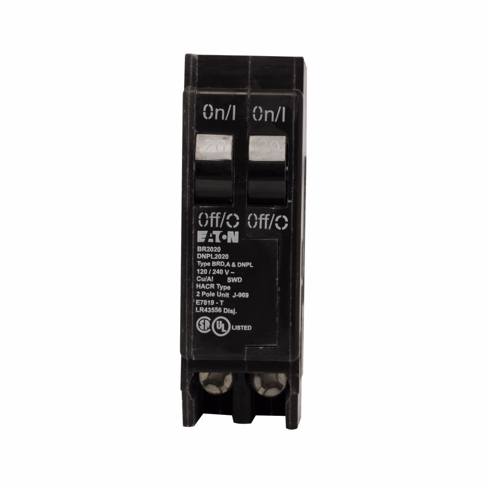 Cutler Hammer 20 Amp 2 Pole 120/240V Tandem Circuit Breaker